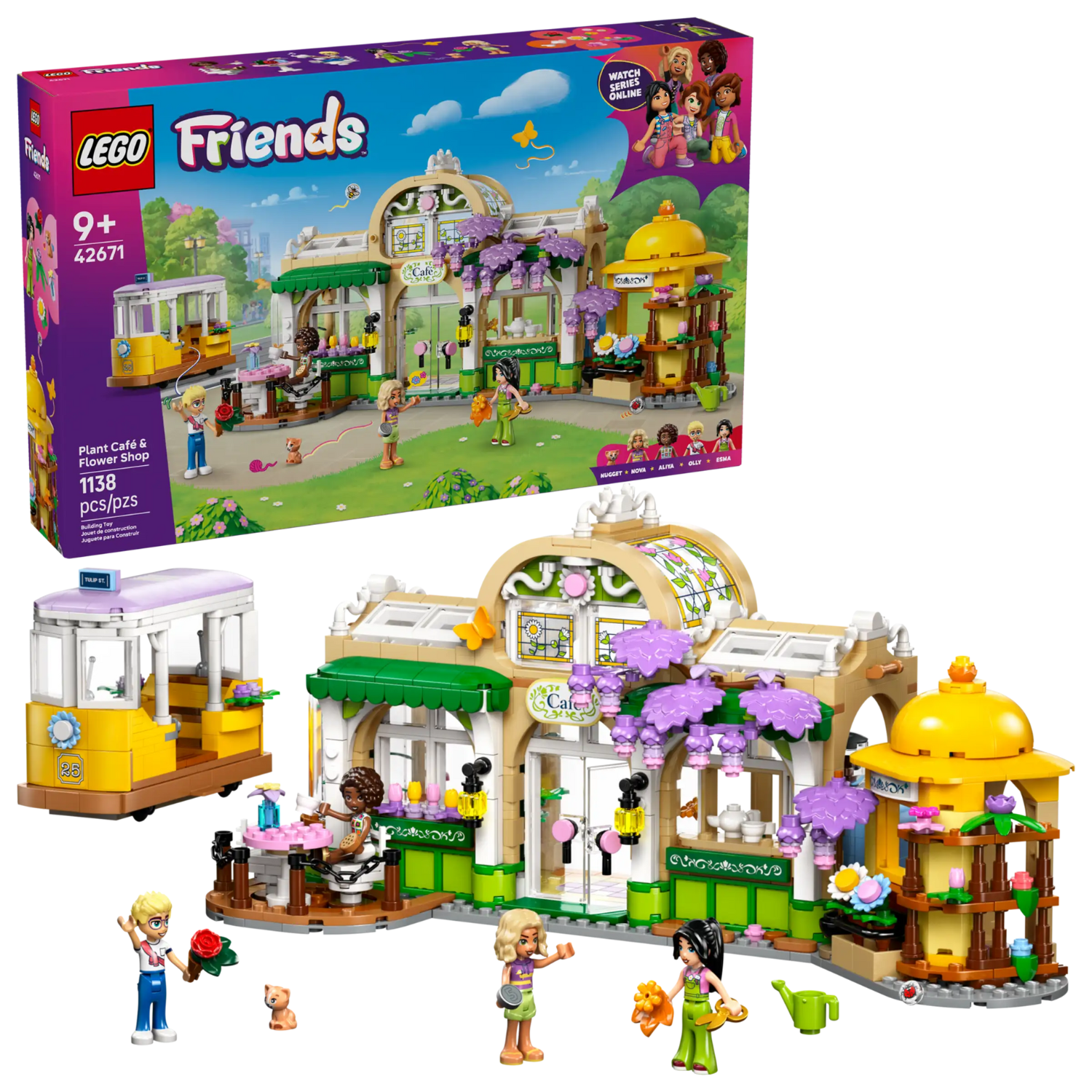 café et plantes LEGO