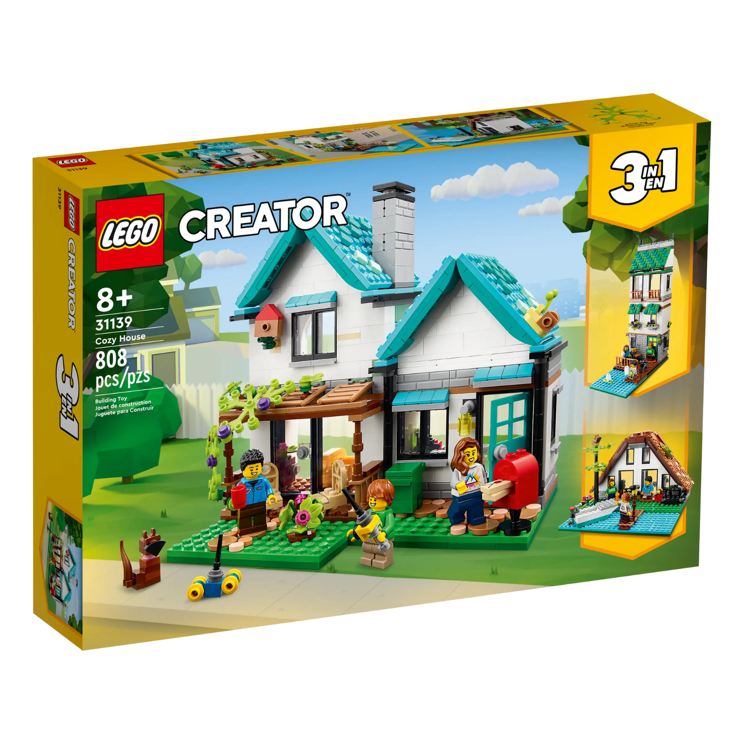 LEGO - La Maison Acceuillante Creator 3 en 1 31139-cozy-house-costco-2331139