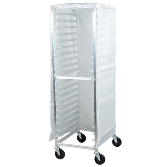 SAGETRA - Housse de Protection en Vinyle pour Chariot avec 4 Fermetures-Protective Vinyl Cover For Pan Rack With 4 Zippers-costco