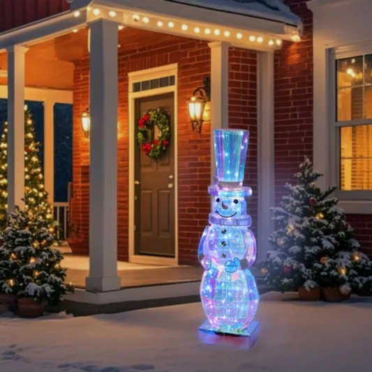 Bonhomme de Neige Prismatique à Del-prismatic-snowman-costco-2025504-2