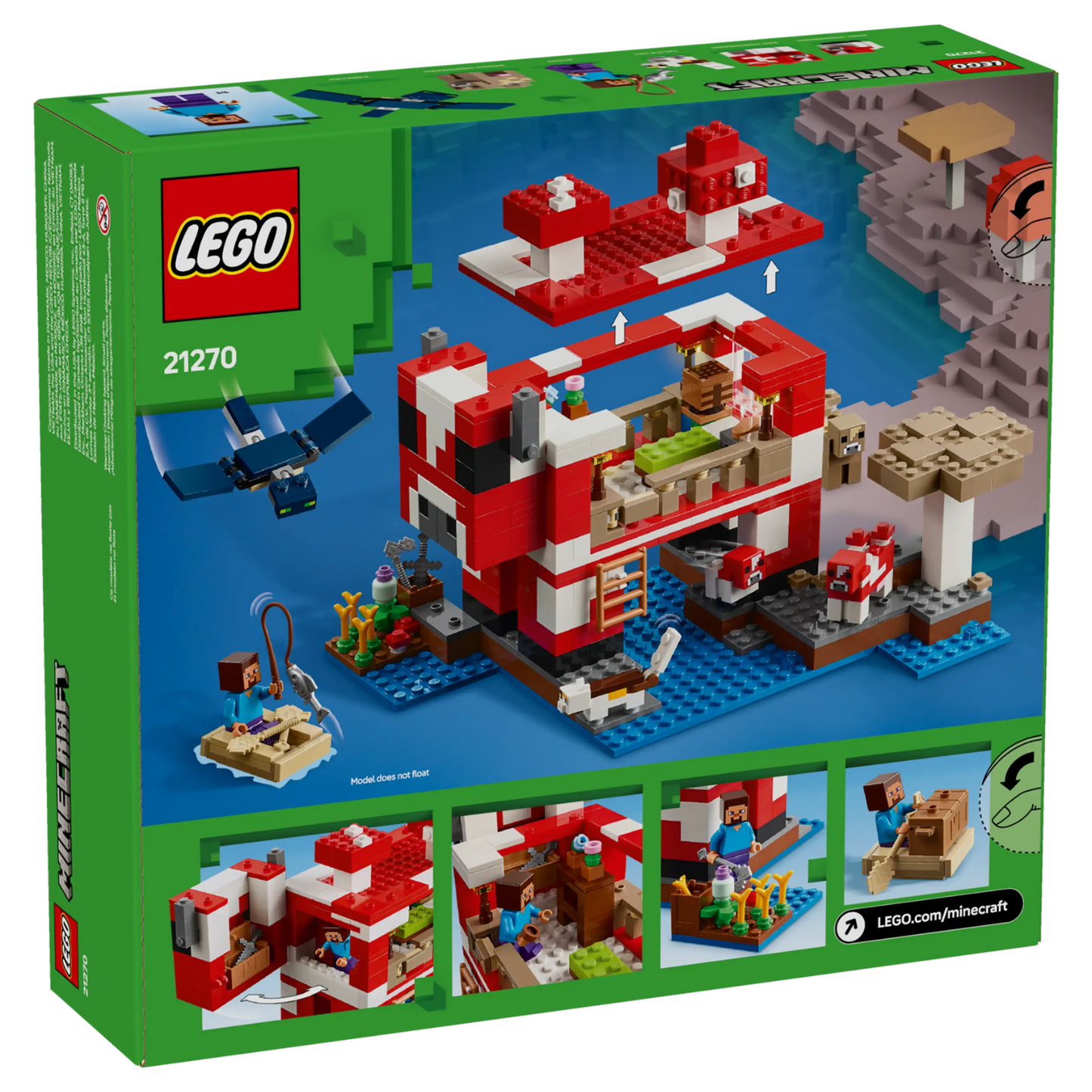 LEGO - La Maison Mooshroom Minecraft 21270-the-house-costco-2521270-2