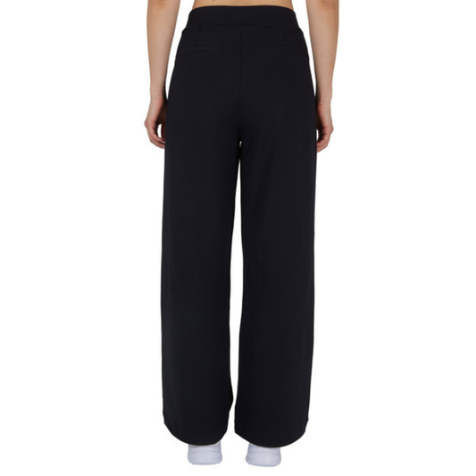 REFLEX - Pantalon Plissé en Tricot pour Femme-KNIT-PLEADED-TROUSER-PANT-COSTCO-1908930-NOIR-BLACK-2