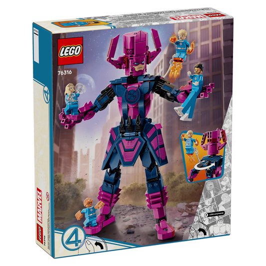 LEGO - Les Quatre Fantastiques Contre la Figurine à Construire de Galactus Marvel *Boite Endommagée*-fantastic-four-vs-galactus-construction-figure-costco-76316-2576316-2