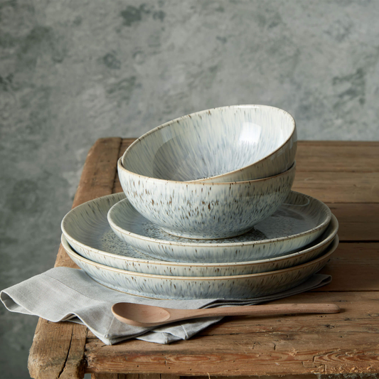 DENBY - Service de Vaisselle de 12 Pièces Halo Speckle *Boite Ouverte*-coupe-set-dinnerware-piece-costco-1712220-2