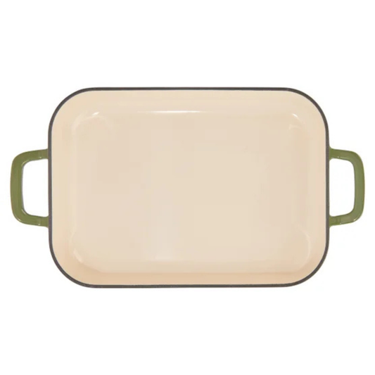 CHUCK HUGHES - Rôtissoire Peu Profond de 2,38 L en Fonte-shallow-roaster-cast-iron-costco-2007176-vert-green-2