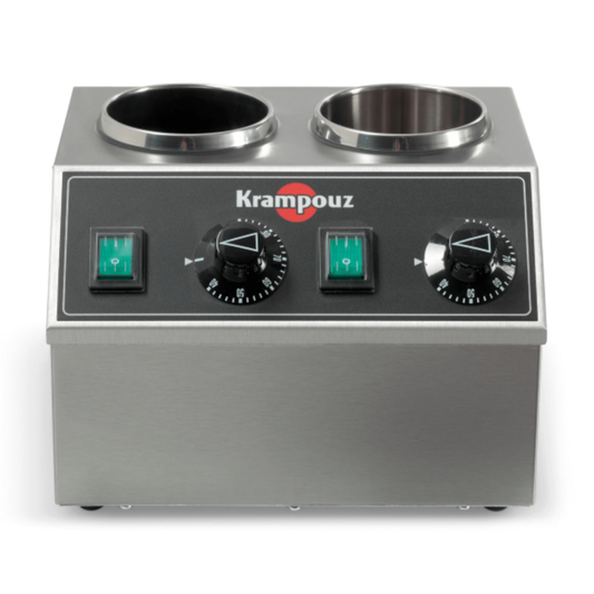 KRAMPOUZ - Chauffe Chocolat / Chauffe Sauce Électrique Double *Boite Ouverte*-DUAL-DOUBLE-HEATER-CHOCOLATE-COSTCO-2720835-2