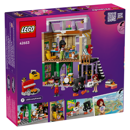 LEGO - Le Magasin de Musique et l'Appartement Friends *Boite Endommagée*-music-store&-apartment-costco-42653-2642653-2