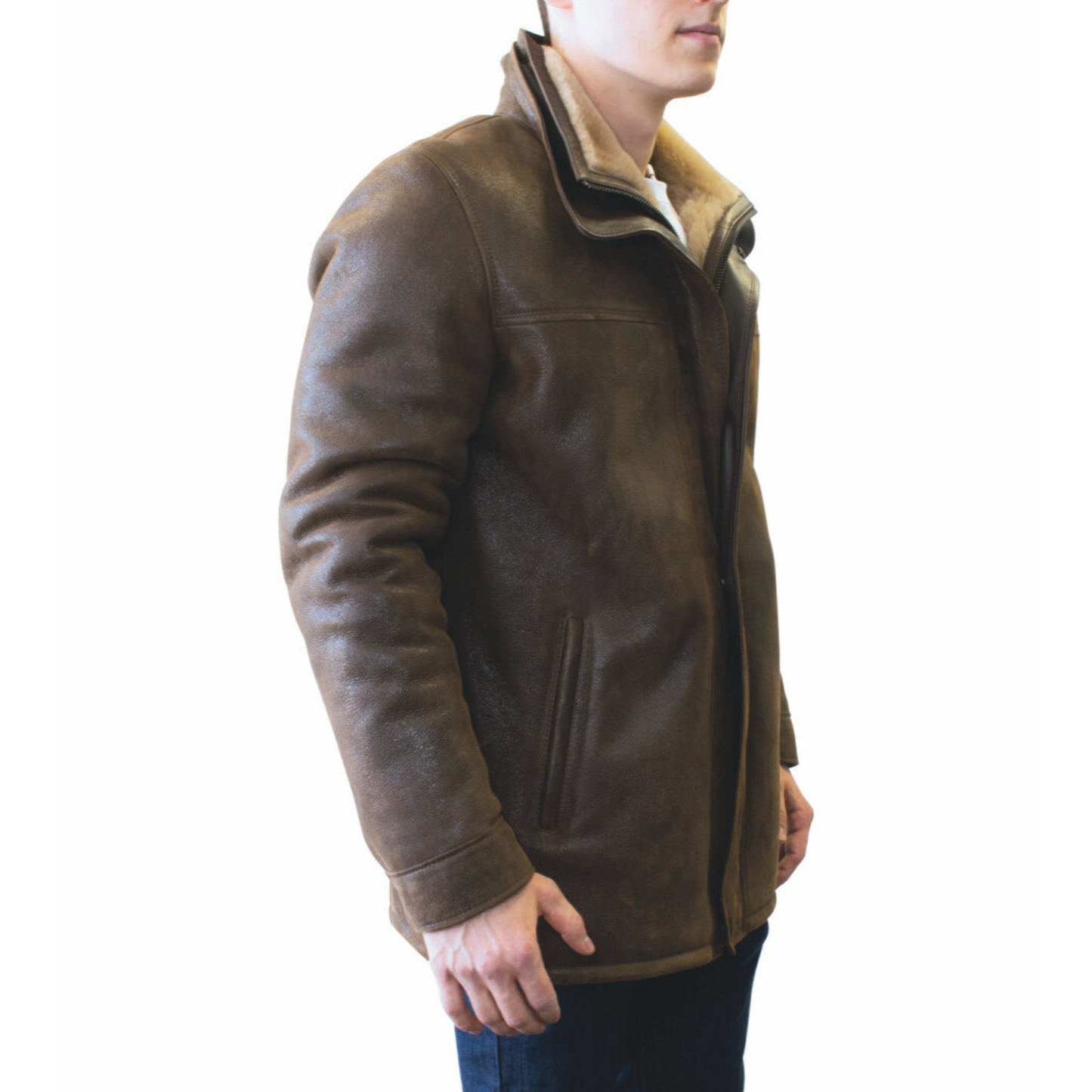 rbh-ricardo-veste-à-double-col-montant-en-cuir-de-mouton-pour-homme-men's-sheepskin-double-collar-jacket-brown-brun-3