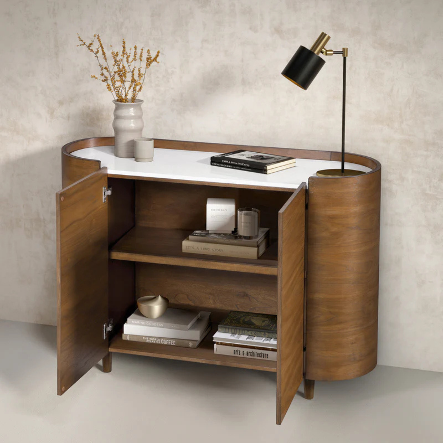 LOXLEY ROWE - Armoire d'Appoint avec Rangement Bruna *Tel Quel*-accent-cabinet-with-storage-costco-1812400-3