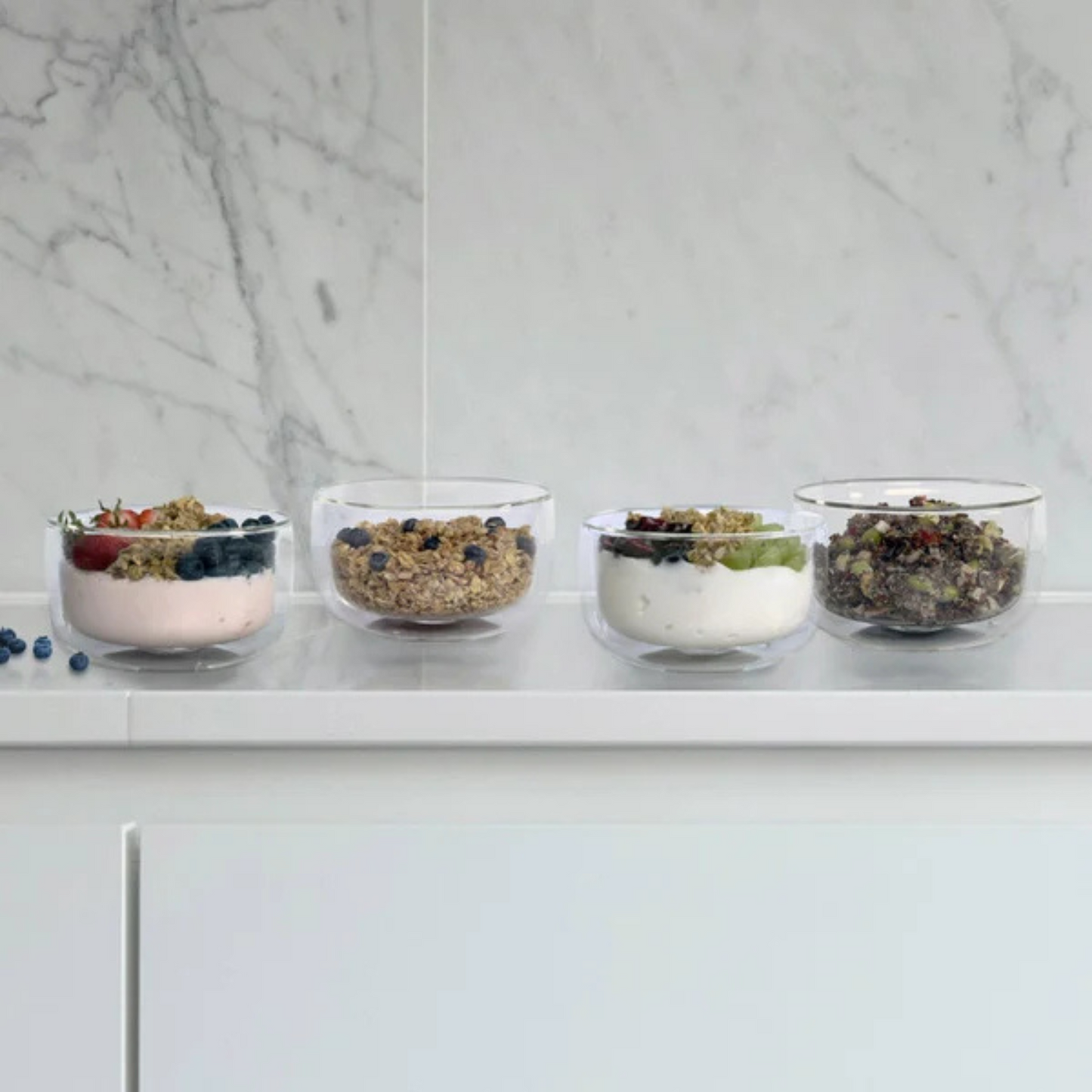 HENCKELS - Ensemble de 6 Bols en Verre à Double Paroi-piece-double-wall-glass-bowl-costco-1834639-3