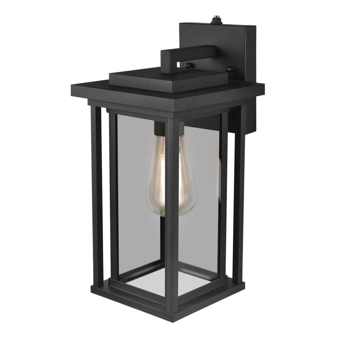 GOODEARTH LIGHTING - Lanterne Murale À DEL Extérieur-outdoor-LED-wall-lantern-noire-mat-black-matte-costco-1806310-4