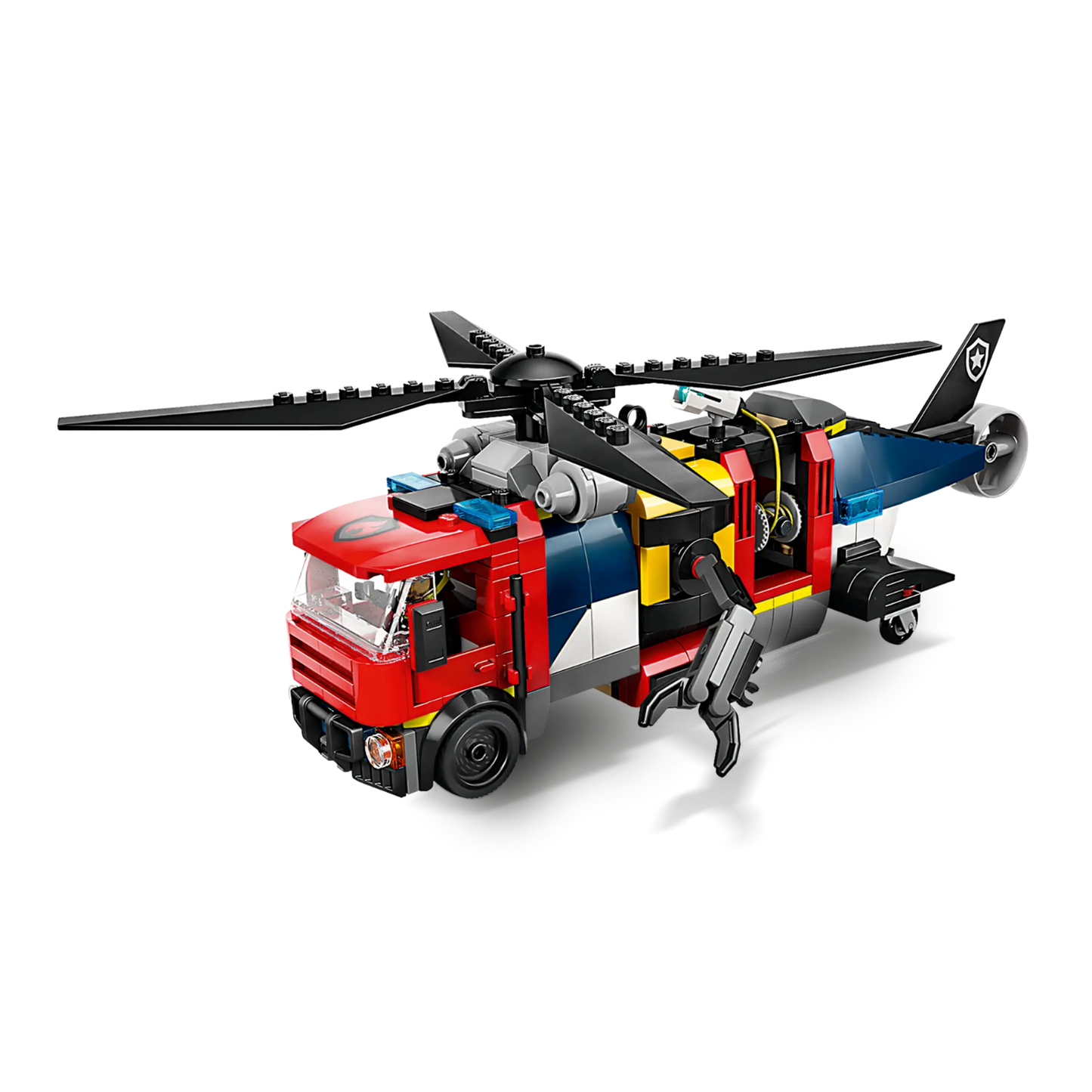 LEGO - Ensemble Hélicoptère, Camion de Pompiers et Sous-Marin 60462 *Boite Endommagée*-helicopter-fire-truck-submarine-remix-costco-4