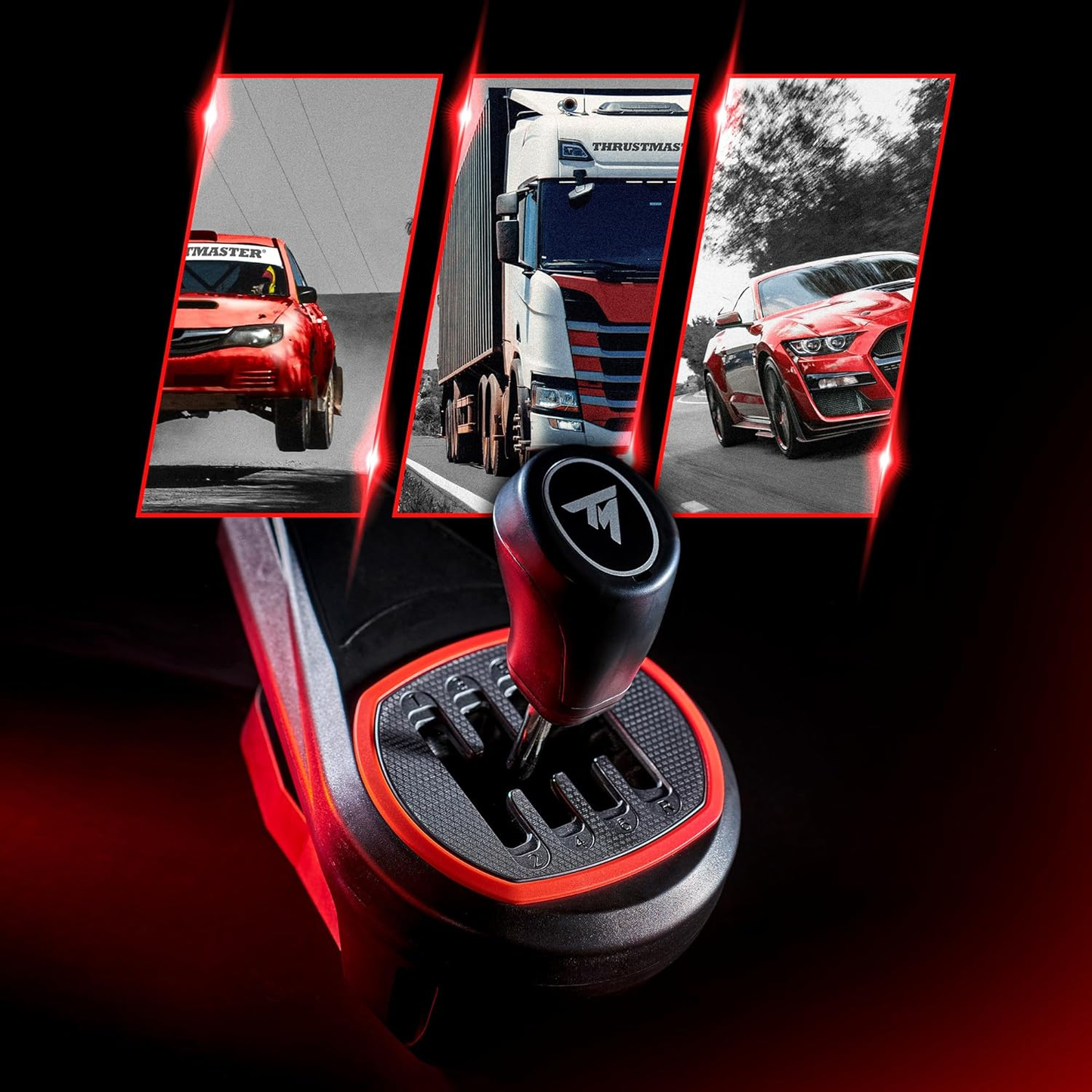 PLAYSTATION - Volant de Course T150 et Levier de Vitesse TH8S Thrustmaster pour PS4 et PS3 *Boite Ouverte*-shifter-add-on-racing-wheel-costco-1834886-6