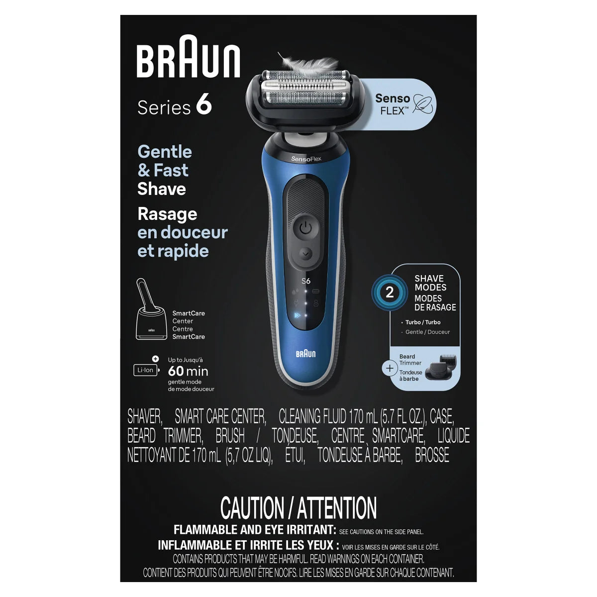 BRAUN - Rasoir électrique Series 6-shaver-blue-black-bleu-noir-costco-2723990-2