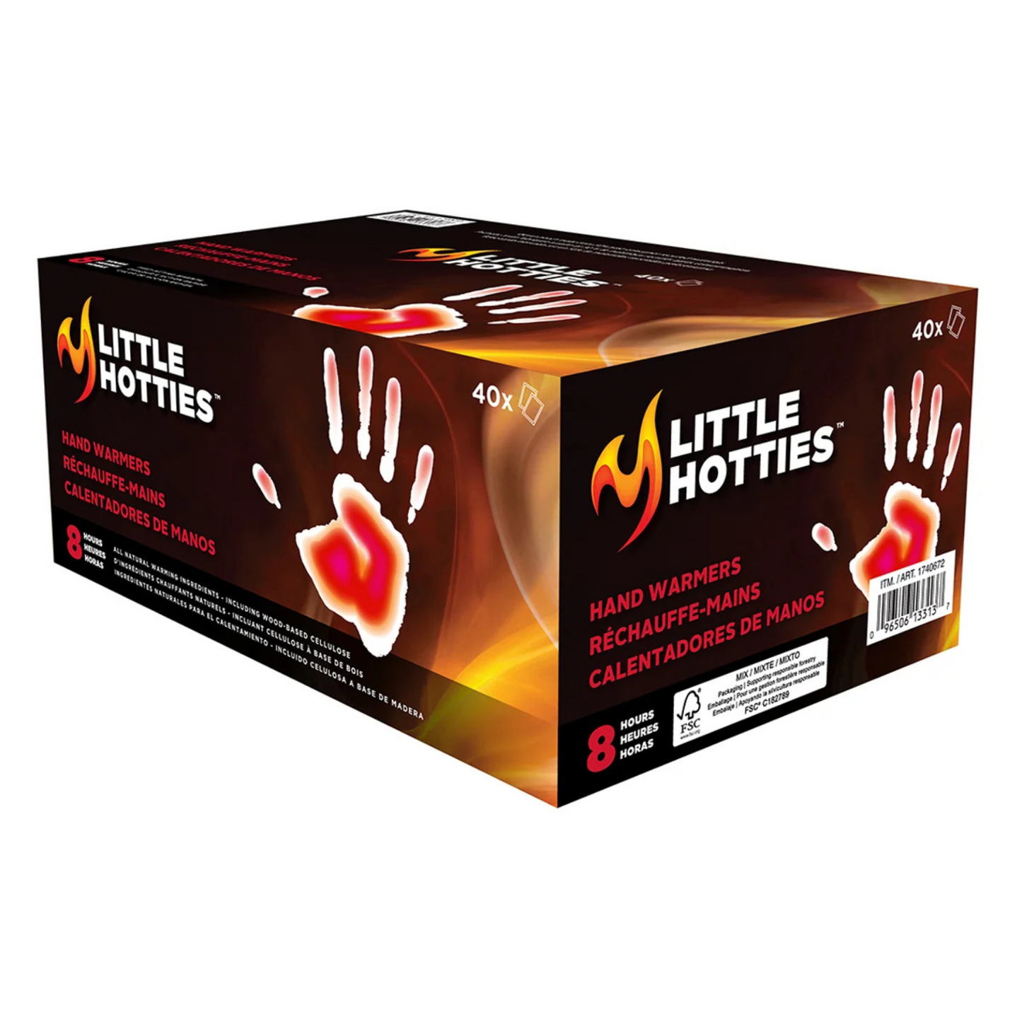 LITTLE HOTTIES - 40 Paires de Réchauffe-Mains-hand-warmers-pack-costco-1740672