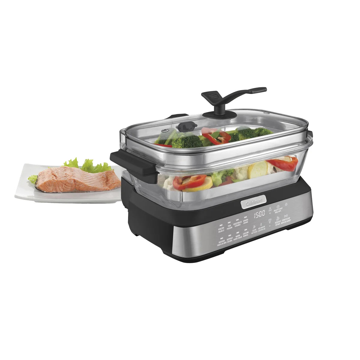 CUISINART - Cuit-Vapeur Numérique en Verre-digital-glass-steamer-costco-1569741-