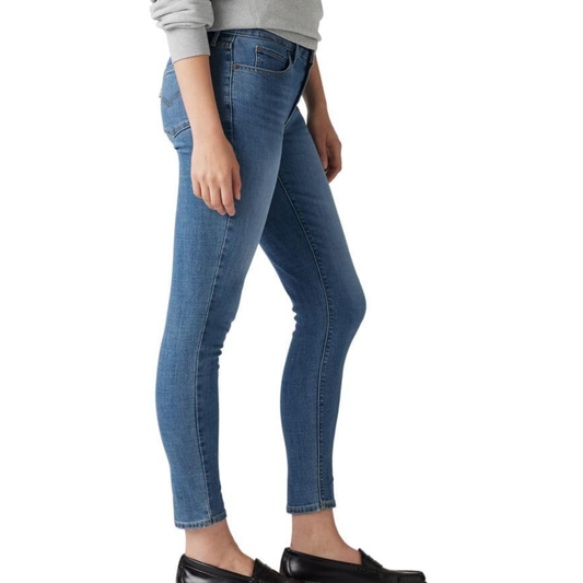 LEVI'S - Jeans 711 Filiforme pour Femme-womens-Skinny-Jeans-Bleu-Blue-1958152