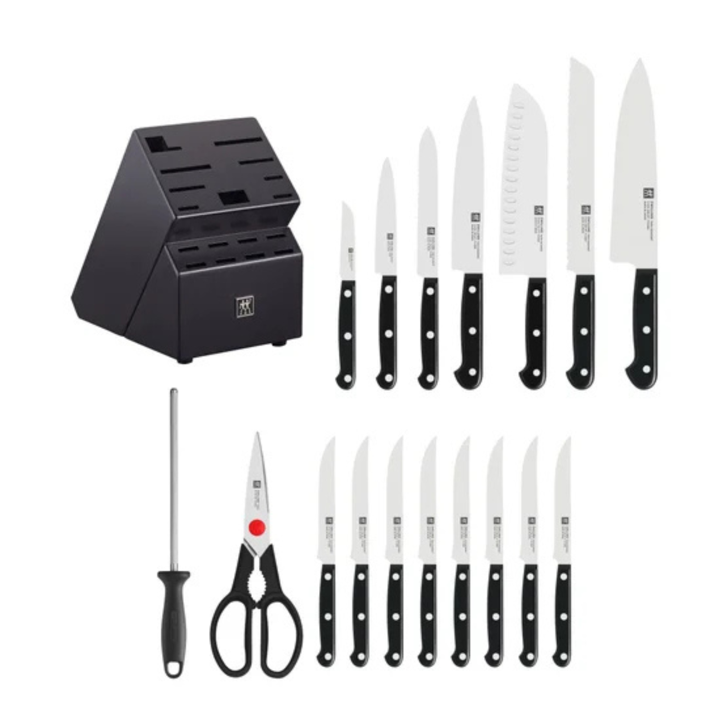 ZWILLING - Ensemble Porte-Couteaux Twin Gourmet 18 pièces-Knife-Block-Set-1766624