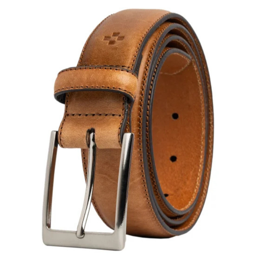 VINCE CAMUTO - Ceinture en Cuir pour Homme-Mens-Leather-Belt-Brun-Brown-1969087-1994624
