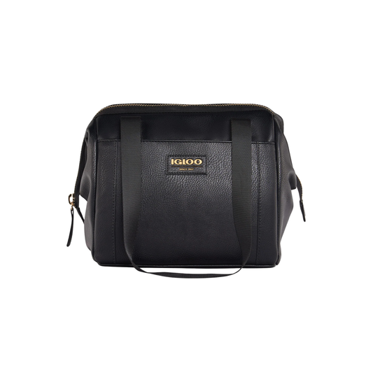IGLOO - Sac-Repas Isotherme Luxe-Lunch-tote-cooler-bag-noir-black-2014223