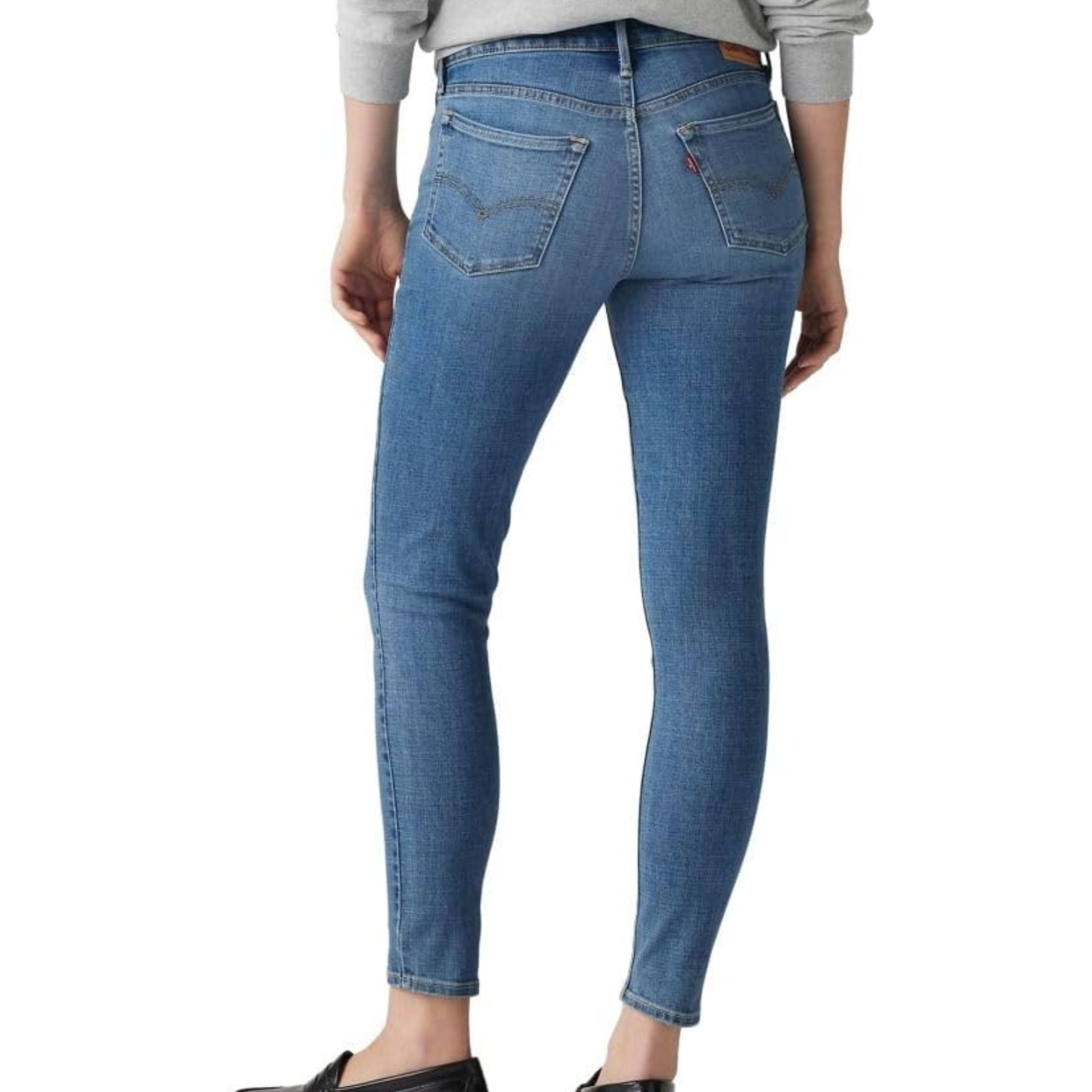 LEVI'S - Jeans 711 Filiforme pour Femme-womens-Skinny-Jeans-Bleu-Blue-1958152
