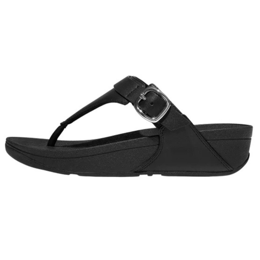 FITFLOP - Sandales Ajustables en Cuir Lulu pour Femme-Womens-Lulu-Ajustable-Leather-Toe-Post-Sandals-Noir-Black-2065381-2065375