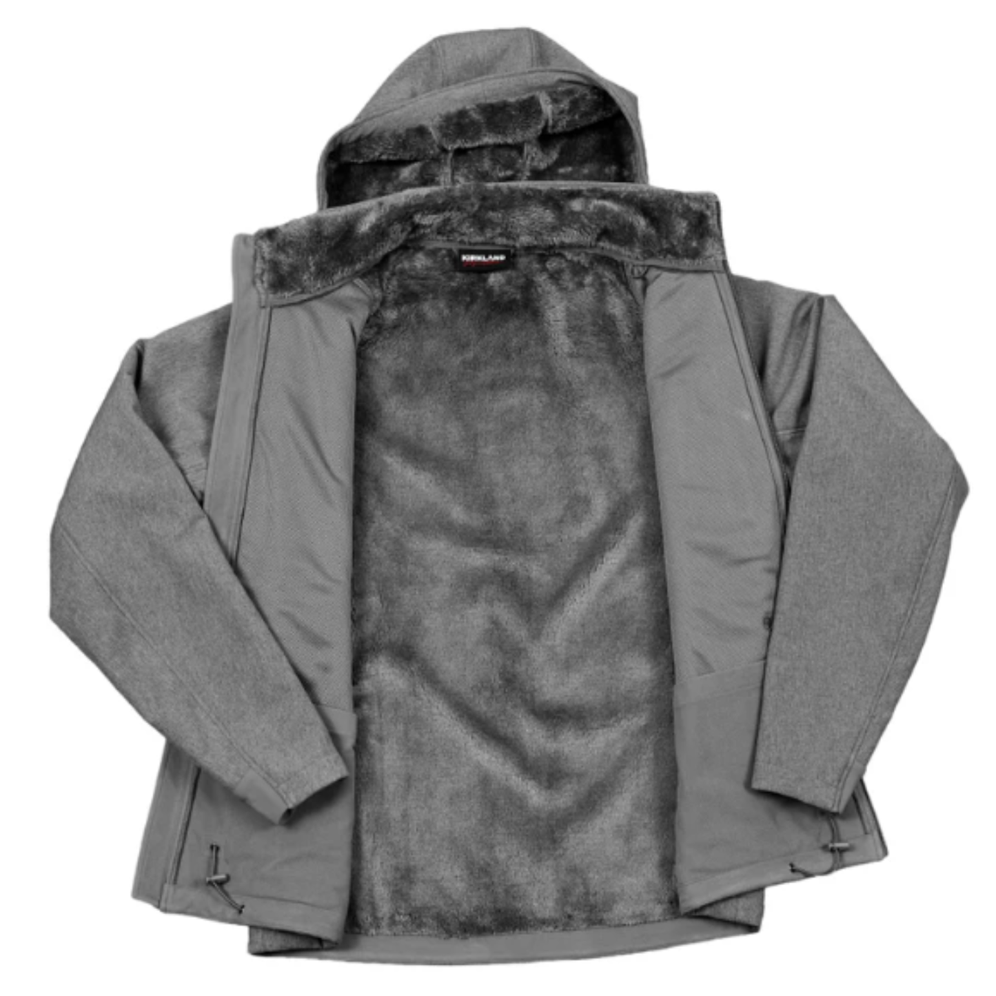 KIRKLAND SIGNATURE - Manteau Coquille Souple pour Homme-Mens-Softshell-Jacket-Gris-Grey-1884001-1916168