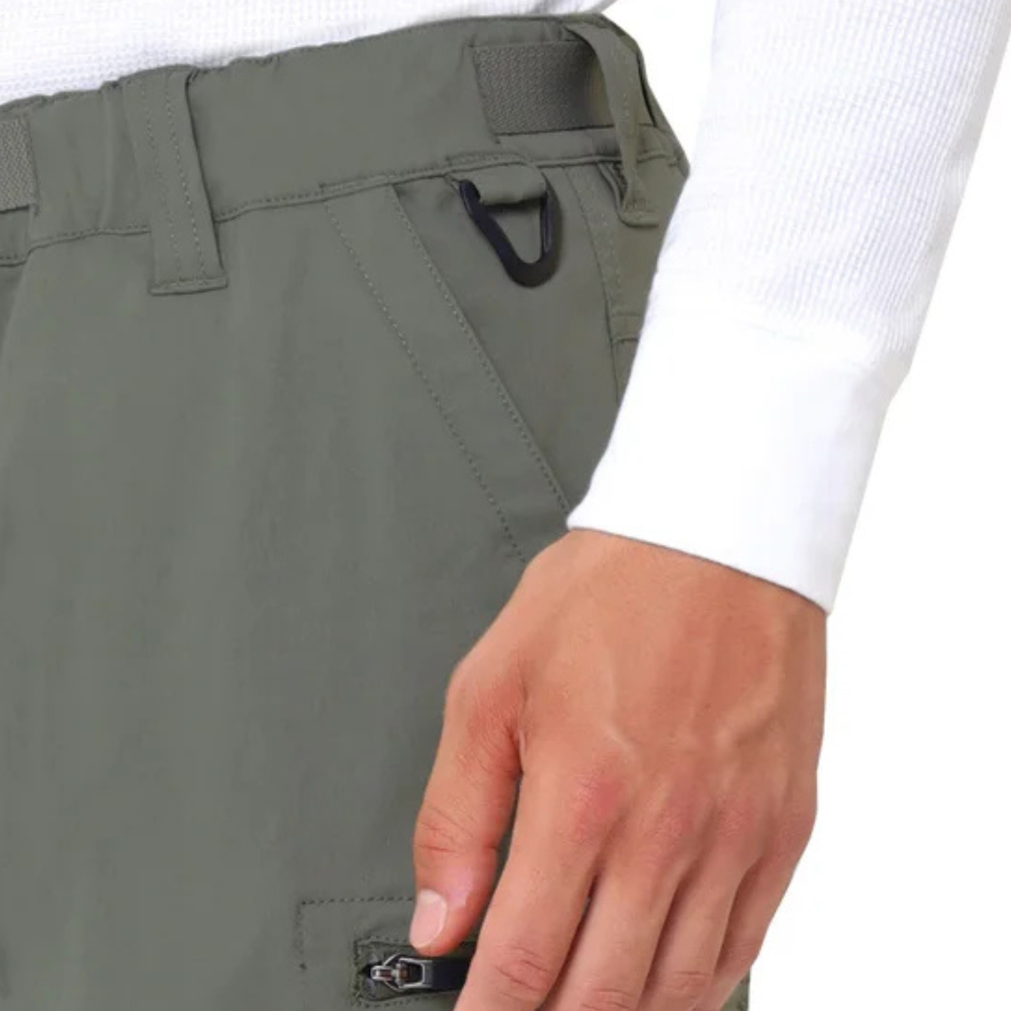 THE BC CLOTHING CO - Pantalon à Bas Amovible pour Homme-Mens-Convertible-Pant-Vert-Green-375620-1972240