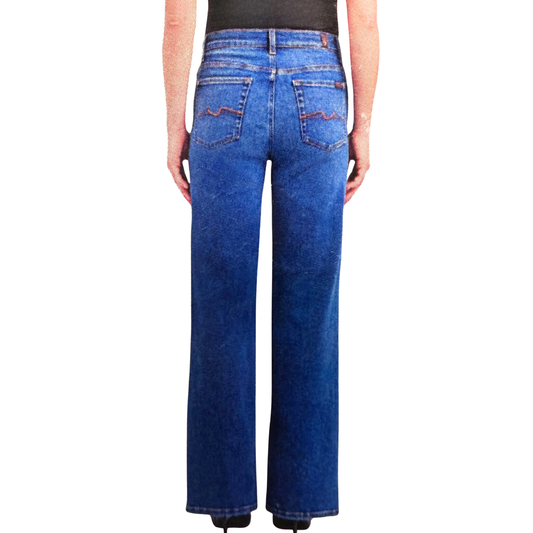 7 FOR ALL MANKIND - Jeans Alexa pour Femme-Womens-Alexa-Jeans-Taille-Haute-High-Waisted-Bleu-Blue-1994871