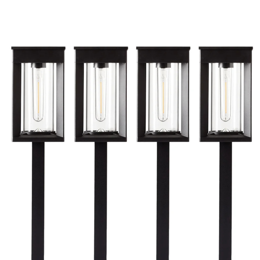 NATURALLY SOLAR - Ensemble de 4 Luminaires Solaires de Parterre à Del-4-pack-Solar-LED-Pathway-Lights-1937955
