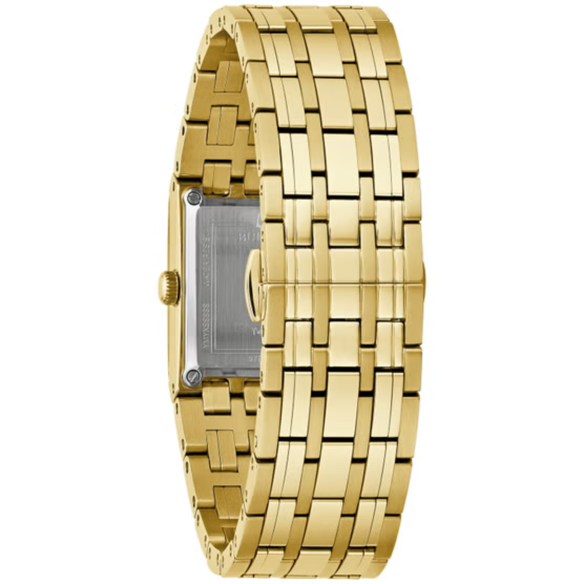 BULOVA QUADRA - Montre Cadran Noir pour Femme Modèle : 97P167 - Women's Watch with Black Dial – Model: 97P167