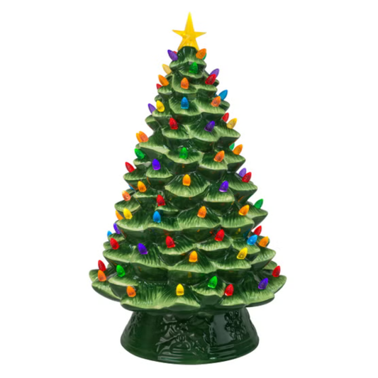 ARBRE DE NOËL EN CÉRAMIQUE - CERAMIC CHRISTMAS TREE