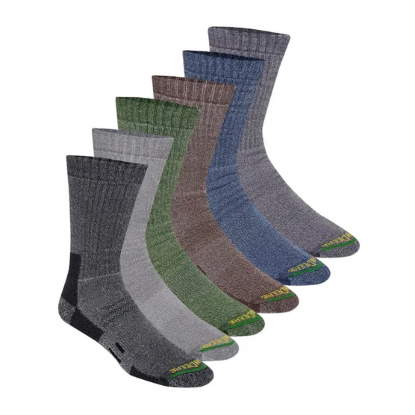 JOHN DEERE - Paquet de 6 Paires de Chaussettes pour Homme-6-Pack-mens-sock-multi-1951123-1958919