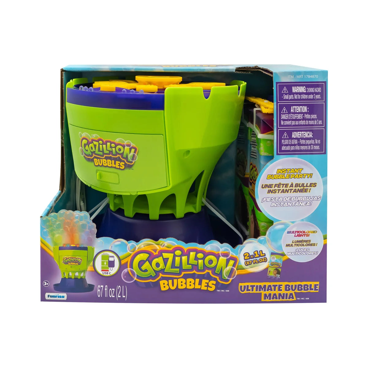 GAZILLION - Machine à Bulle Ultimate Bubble Mania-COSTCO-1784870