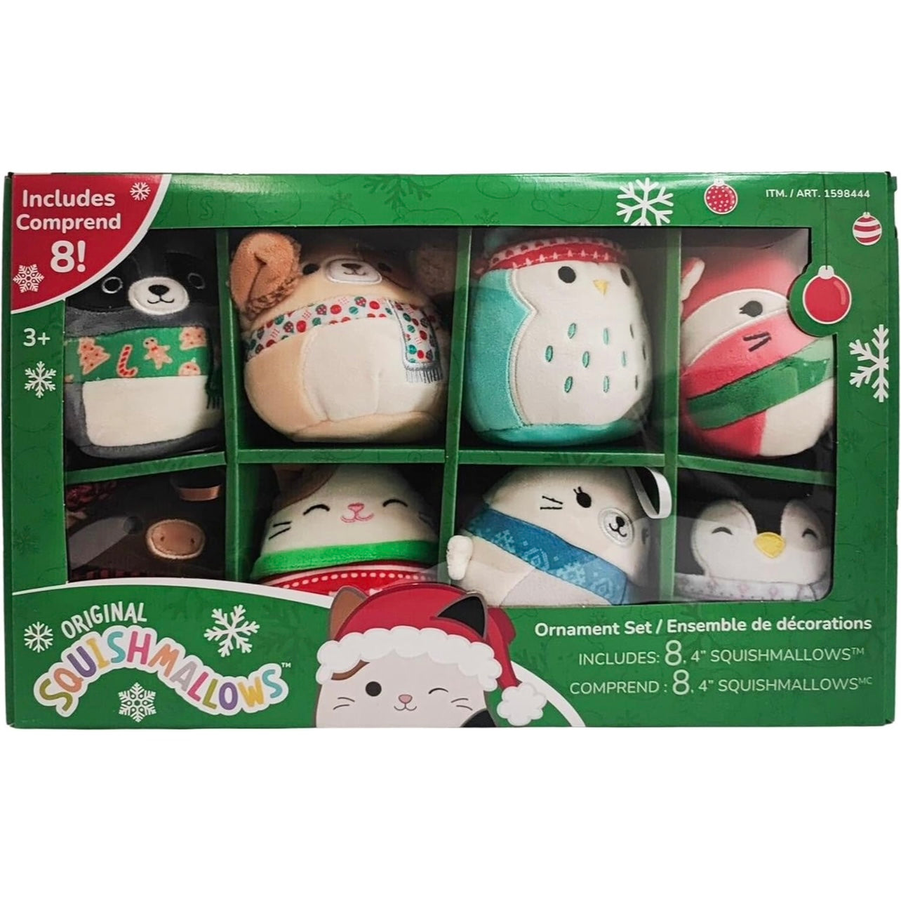squishmallows-ensemble-8-peluches-noël-christmas-set-ornament-pack-2
