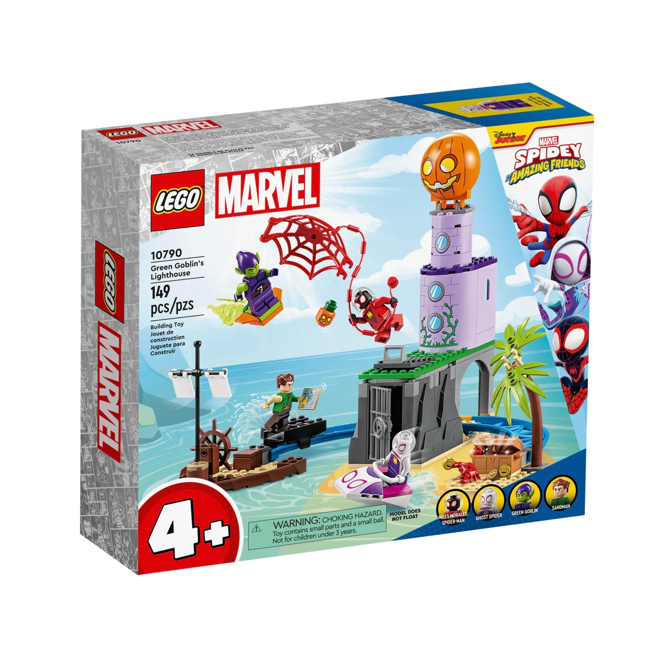 lego-équipe-spider-man-phare-bouffon-vert-marvel-10790-green-goblin's-lighthouse-spidey-amazing-friends