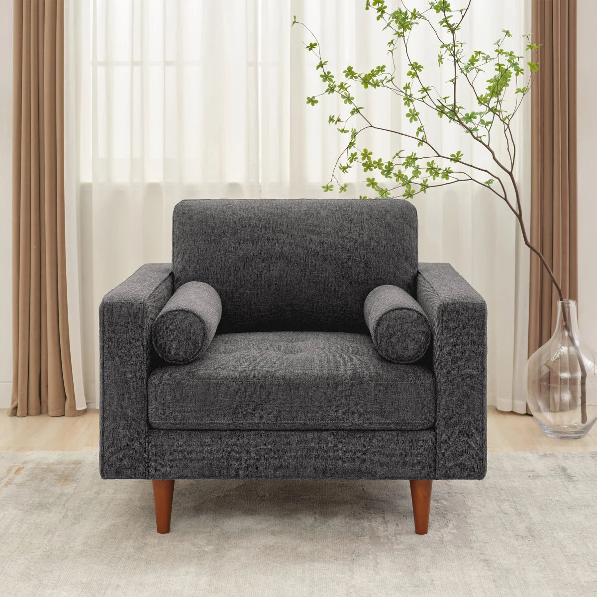 KING - Fauteuil en Tissu-FABRIC-CHAIR-COSTCO-1783177-GRIS-GREY-7