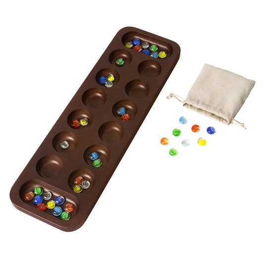 GAME COMPANY - Plateau de Jeu en Bois Massif Mancala-SOLID-WOOD-GAME-BOARD-COSTCO-1785106-2