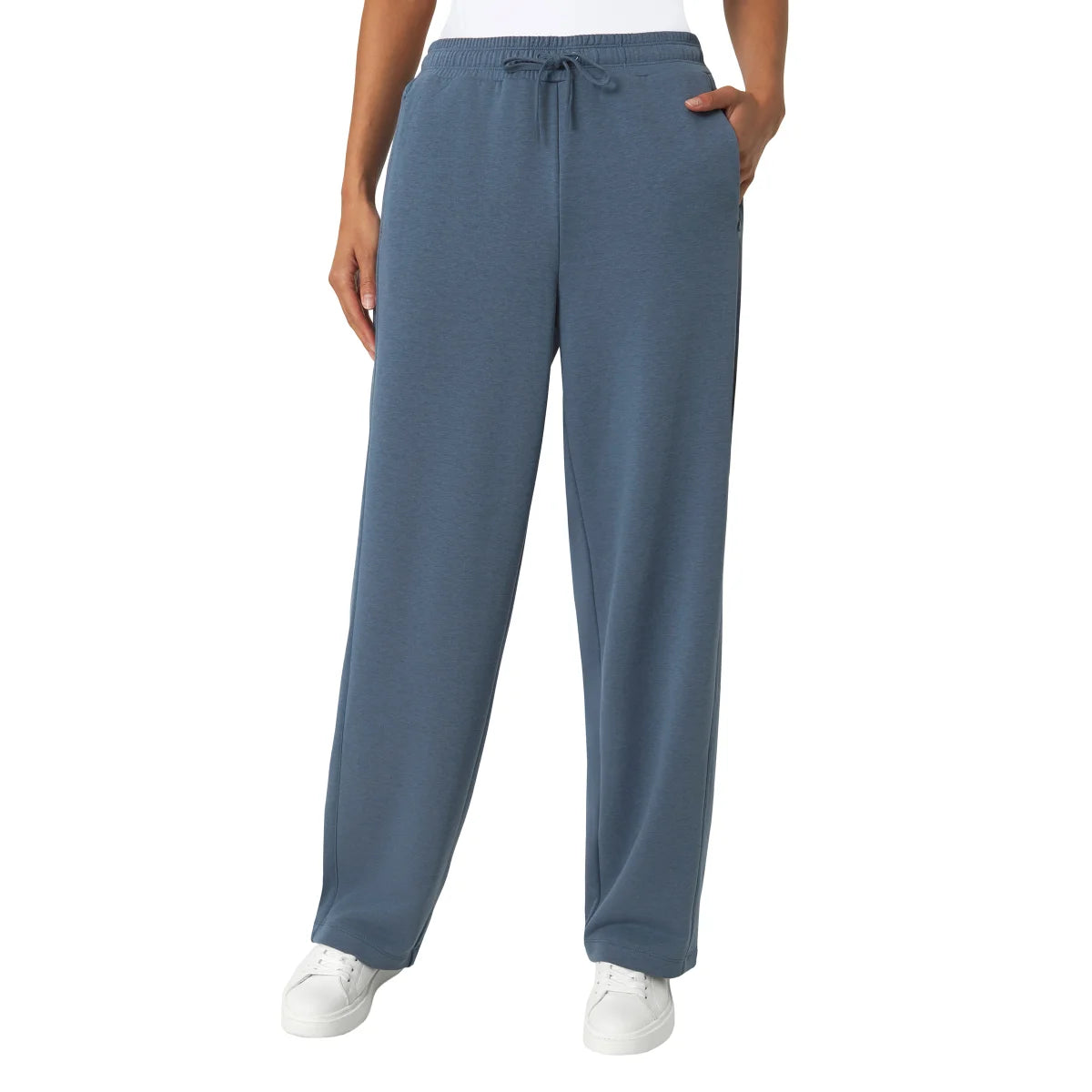 MONDETTA-PANTALON-JOGGING-À-JAMBE-LARGE-POUR-FEMME-WOMEN'S-WIDE-LEG-PANT-COSTCO-1760431-BLUE-BLEU