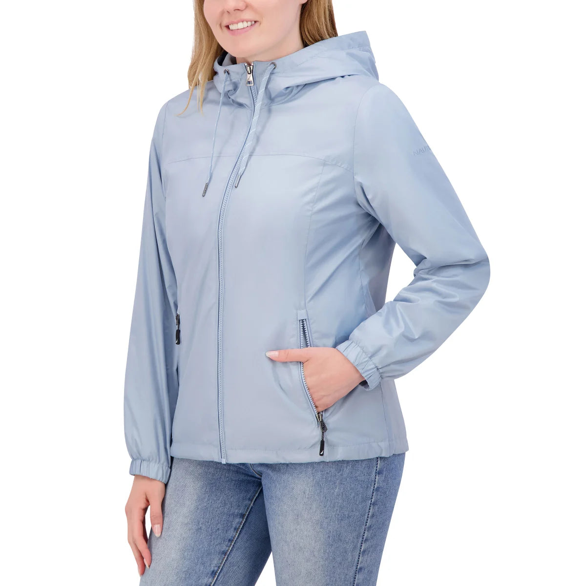NAUTICA - Veste Coupe-Vent Doublée pour Femme-WOMEN'S-WINDBREAKER-LINED-COSTCO-1869303-BLUE-BLEU-3