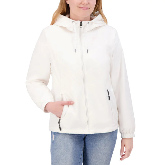 NAUTICA - Veste Coupe-Vent Doublée pour Femme-WOMEN'S-WINDBREAKER-LINED-COSTCO-1869303-WHITE-BLANC-2