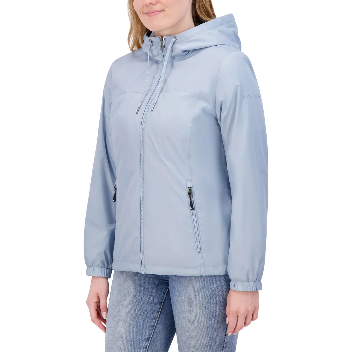 NAUTICA - Veste Coupe-Vent Doublée pour Femme-WOMEN'S-WINDBREAKER-LINED-COSTCO-1869303-BLUE-BLEU-2