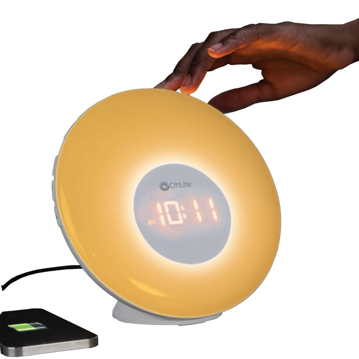 ottlite-lampe-réveil-matin-bruit-blanc-changement-couleur-wake-up-white-noise-coulour-changing-5