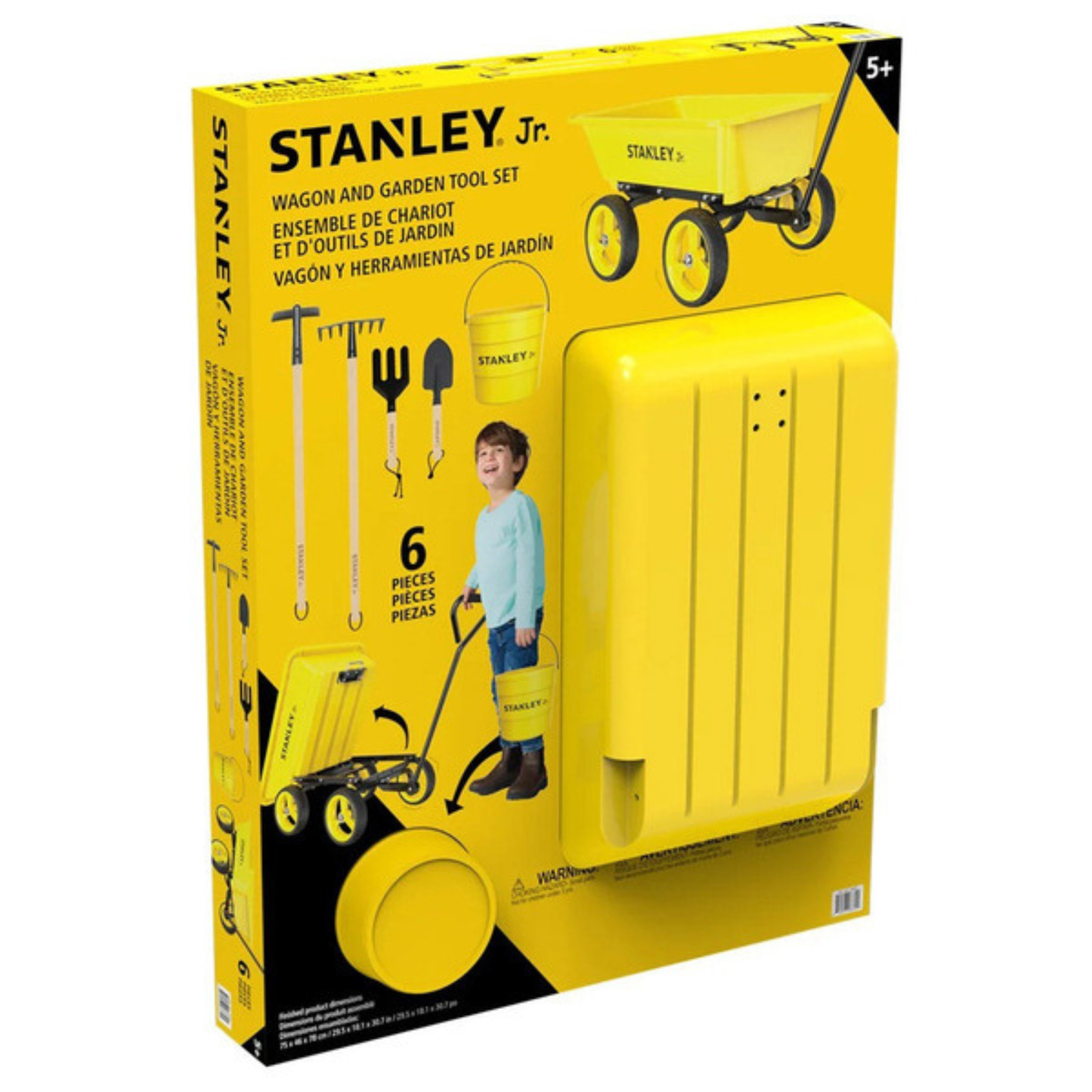 STANLEY JR. - Ensemble de Chariot et d'Outils de Jardin *Boite Ouverte*-WAGON-AND-GARDEN-TOOL-SET-COSTCO-1784918