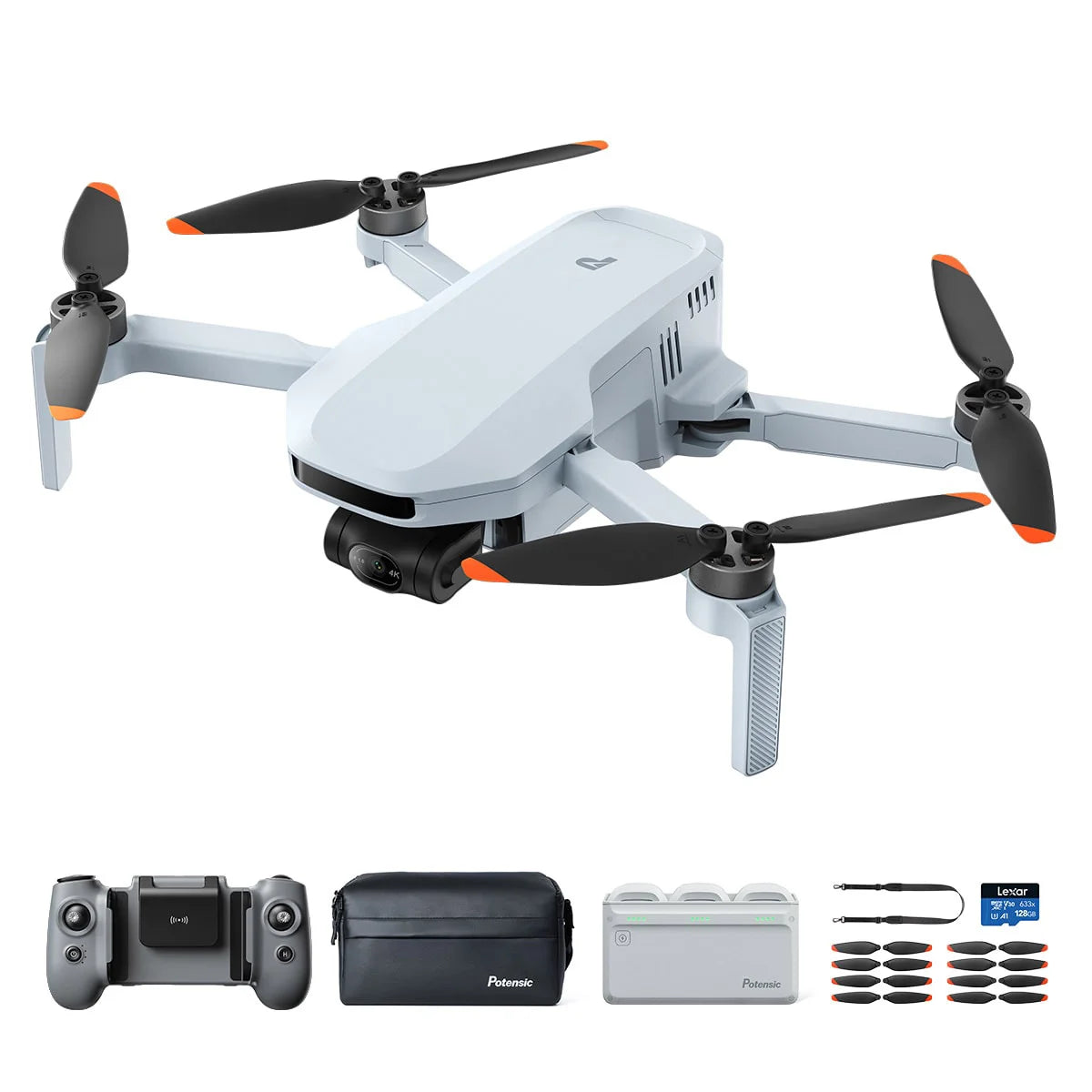 POTENSIC - Ensemble de Drone Fly More Atom 2-BUNDLE-COSTCO-9533333