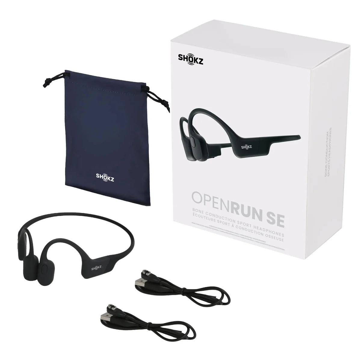 SHOKZ - Écouteurs Sport à Conduction Osseuse Openrun SE-BONE-CONDUCTION-SPORT-HEADPHONES-COSTCO-3824030-BLACK-NOIR-RUN-COURSE-RUNNING-3
