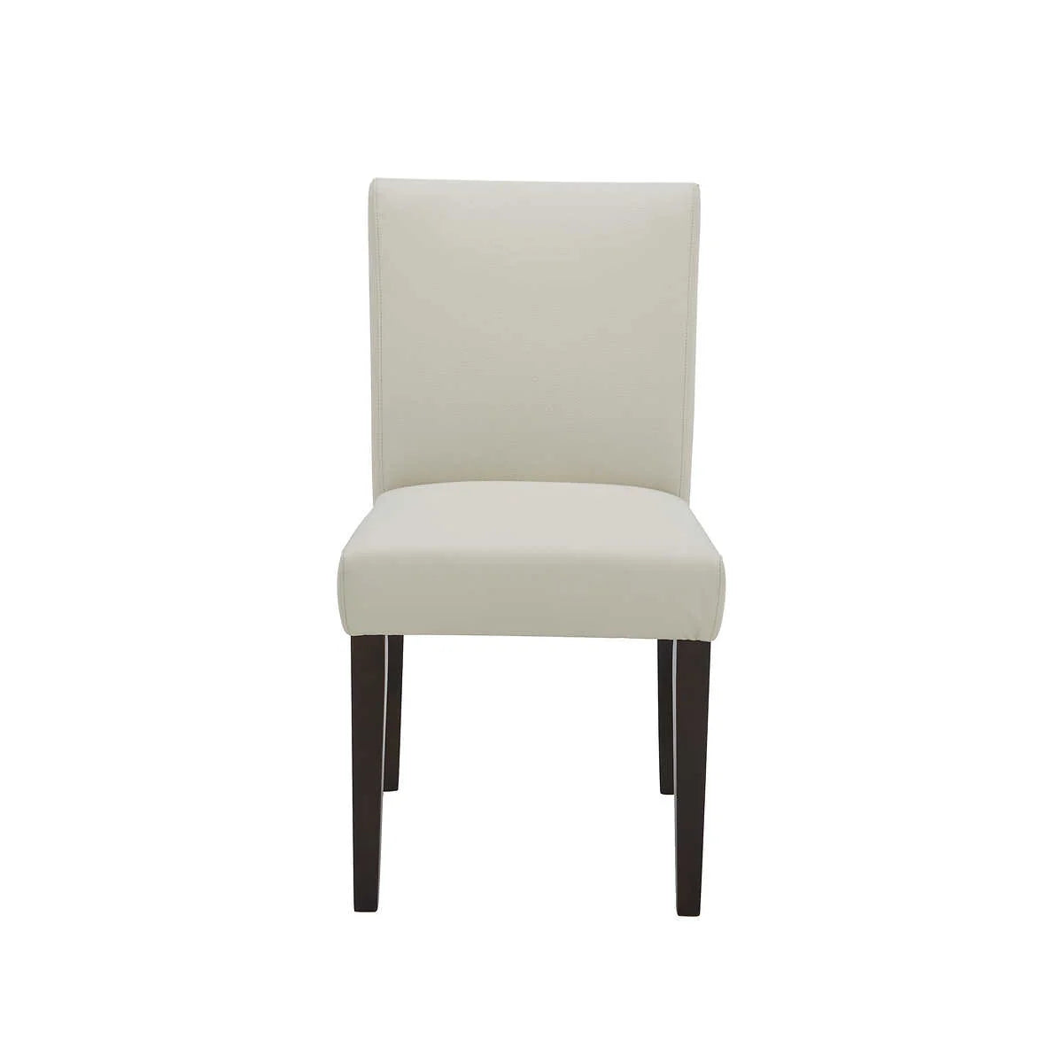 BECKETT - Ensemble de 2 Chaises de Salle à Manger Contemporaine-set-of-contemporary-dining-chair-costco-1635481-cream-crème-2