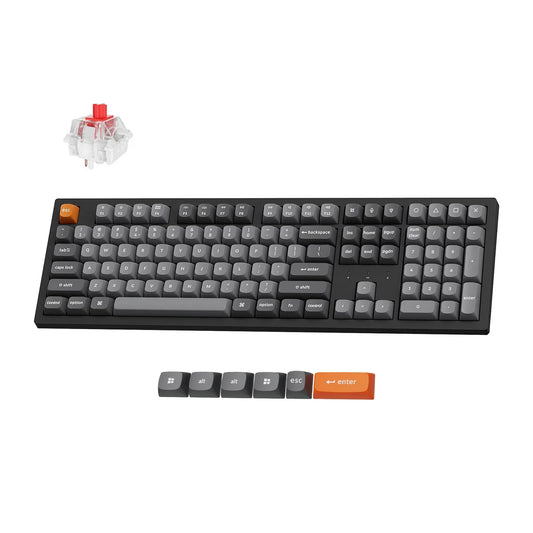 KEYCHRON - Ensemble K10 Max Clavier Mécanique et Souris M2 avec Repose-Poignet- K10 Max Mechanical Keyboard and M2 Mouse Bundle with Palmrest-costco-1925244-2