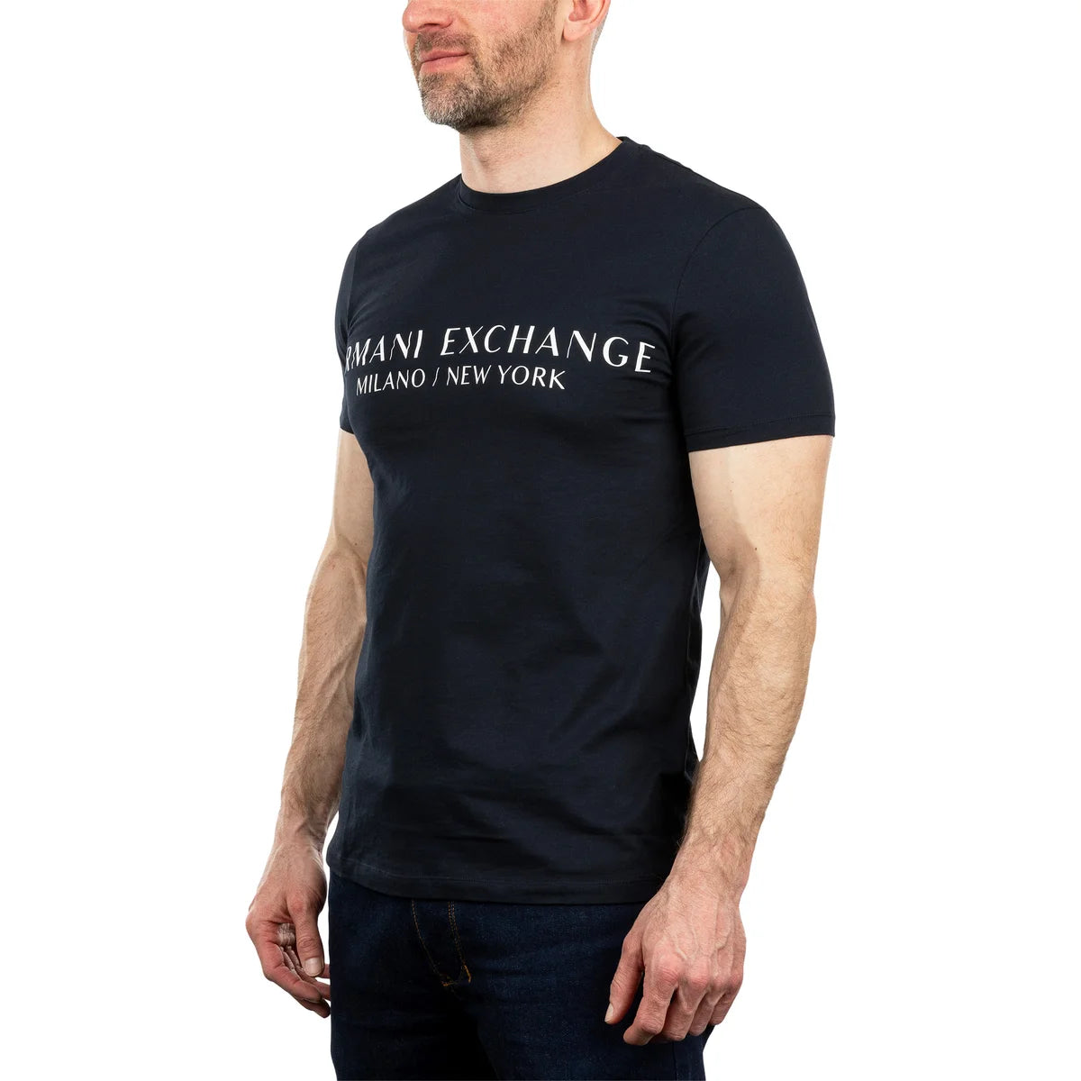 ARMANI EXCHANGE - Chandail à Manches Courtes pour Homme-men's-short-sleeve-t-shirt-costco-1933074-navy-bleu-marin-3