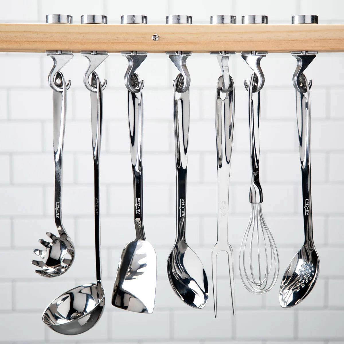 ALL CLAD - Ensemble de 8 Ustensiles de Cuisine en Acier Inoxydable-stool-kitchen-stainless-costco-1512840-4